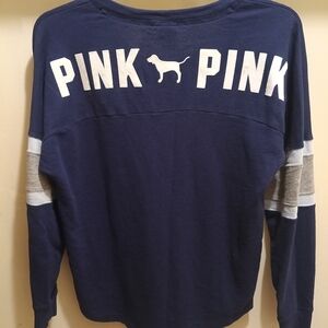 PINK Victoria's Secret Navy Blue Sweatshirt